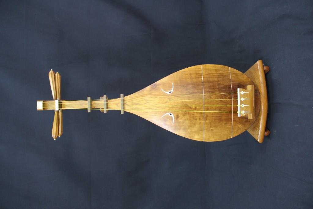 片桑製薩摩琵琶四弦四柱（分解型）